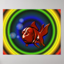 Suche nach goldfisch kunst poster Niedlich