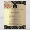 Suche nach haar und make up flyer Kosmetologe