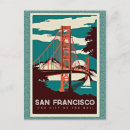 Suche nach vintages san francisco postkarten Goldene gartbrücke
