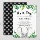 Suche nach elefant baby party einladungen Wasserfarbe
