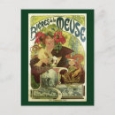 Suche nach alphonse mucha blumen postkarten Frau