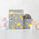 Suche nach mond und sterne geschenkpapier Baby