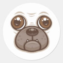 Suche nach welpen cartoon aufkleber Mops