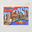Suche nach el paso texas postkarten Retro