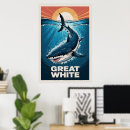 Suche nach great white shark poster Fisch