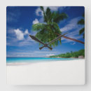 Suche nach tropischer strand wanduhren Sand