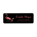 Suche nach rosa flamingo rücksende aufkleber Elegant