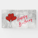 Suche nach herzen banner Rot