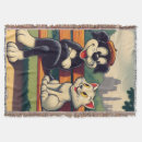 Suche nach vintage katze decken Hund