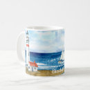 Suche nach segelboot aquarell tassen Ozean