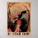 Suche nach vintage cat poster Chat noir