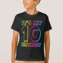 Suche nach zehnter geburtstag der tshirts Retro