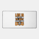 Suche nach das leben ist kurz mousepads Mops