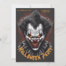 Suche nach gruseliger clown einladungen Einzigartig