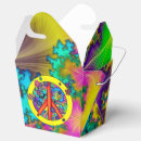 Suche nach frieden papier geschenk box Hippie