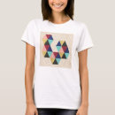 Suche nach geometrische muster tshirts Form