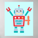 Suche nach niedlicher roboter poster Vintag