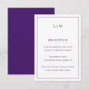 Suche nach lila hochzeit einladungen Monogramm