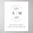Suche nach elegante hochzeits poster Monogramm