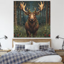 Suche nach hirsch leinwandbilder Elch