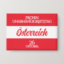 Suche nach flagge von österreich buttons Rot und weiß