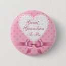 Suche nach rosa babyparty buttons Großmutter