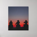 Suche nach cowboy leinwandbilder Sonnenuntergang