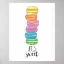 Suche nach macarons poster Nahrung