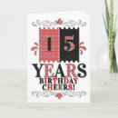 Suche nach 15 der mädchen geburtstag karten Fünfzehn