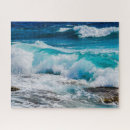 Suche nach blaue wellen puzzle Tropisch