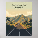 Suche nach hawaii reise poster Illustration