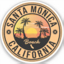 Suche nach santa monica aufkleber Reise