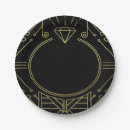 Suche nach art deco teller Schwarz und gold