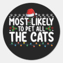 Suche nach katzen weihnachts aufkleber Froh