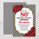Suche nach 80th birthday einladungen Gold