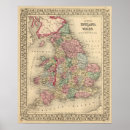 Suche nach wales map poster England