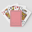 Suche nach glaube spielkarten Rosa