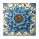 Suche nach vintage sonnenblume fliesen Blau