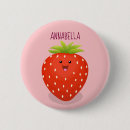 Suche nach kawaii erdbeere buttons Cartoon