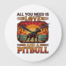 Suche nach pitbull hund wanduhren Welpe