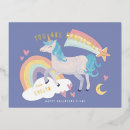 Suche nach magisches einhorn postkarten Girl