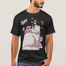 Suche nach katze und der schmetterling tshirts Sakura