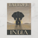 Suche nach vintage elefant postkarten India