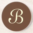 Suche nach brauner untersetzer Mit monogramm