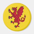 Suche nach der rote drache magnete Flagge