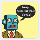 Suche nach robot aufkleber Glücklicher geburtstag