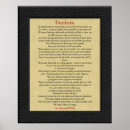 Suche nach desiderata poster Leben