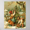 Suche nach vintage christmas tree poster Snow