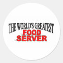 Suche nach server aufkleber Kellnerin