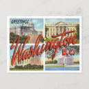 Suche nach vintage washington postkarten Vereinigte staaten von amerika